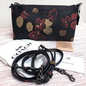 COACH Kylie Saffiano Leather Style 52543 Floral